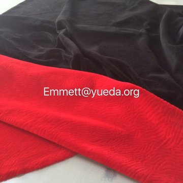 100% wool pile water ripple pattern fur fabric
