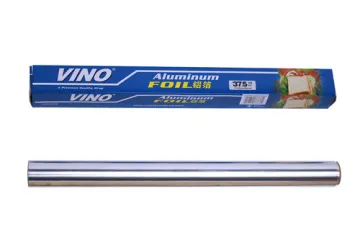 Disposable aluminum foil for kitchen roll food packaging