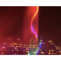 Modern outdoor laser water column fountain design