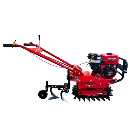 Diesel Tracked Micro Tiller: Multifunctional Single Chain Rail Small Micro-tiller Agricultural Plowing and Tilling Machine