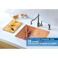 550mm Rose Gold 304 Kitchen Bathroom Handmade Sink