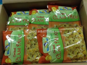 IQF cooked short necked clam meat for sale