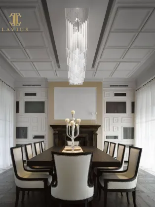Swarovski modern crystal chandelier for staircase