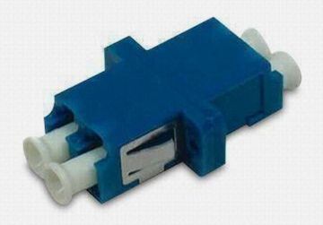 Square Lc To Lc Fiber Optic Adaptor Sm Duplex Adapter For Wide Area Networks , Catv