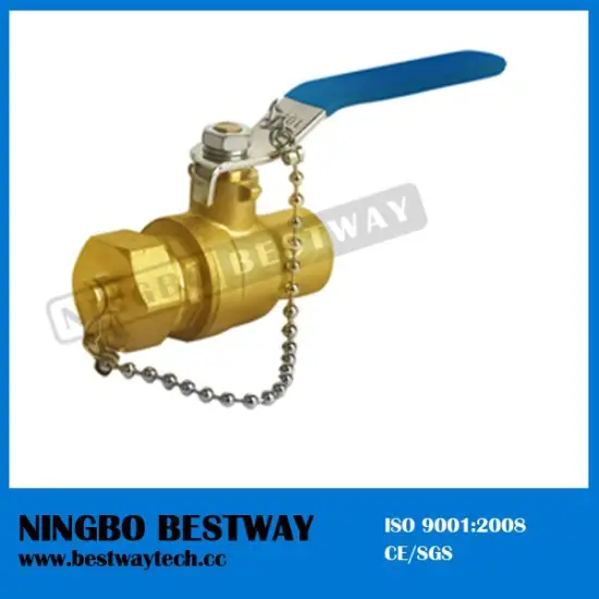 Lead Free Brass Solder end Chain Ball Valve Welded Ball Valve