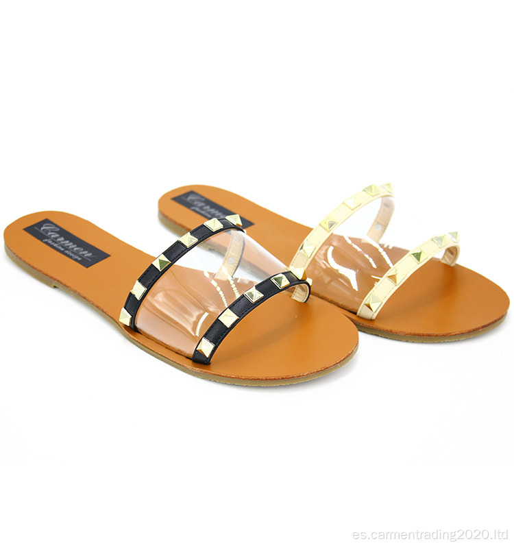Sandalias de mujer con tacones especiales Planos cotidianos