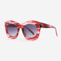 Butterfly Ultra-Thin Acetate Women's Sunglasses 21A8101