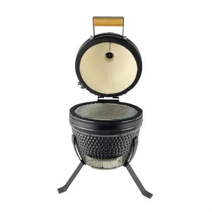 Outdoor Beefmaster Ceramic Kamado 13inch Bbq Grill With Sticks