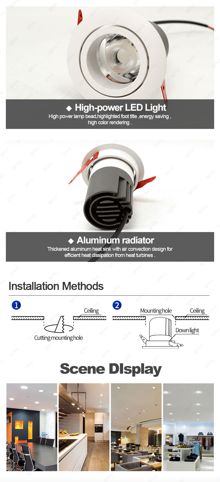 Narrow Angle Downlight