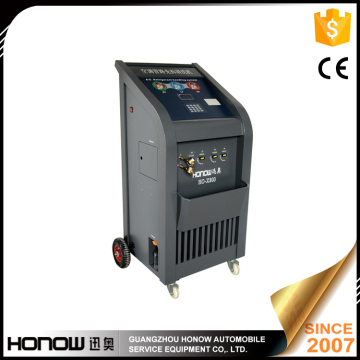 HO-X800 Fully-auto car A/C refrigerant recovery and cleaning machine factory price