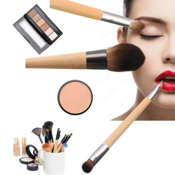 Free Samples: 5-Piece Bamboo Chinese Wholesale Private Label Makeup Brush Set