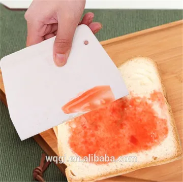 Trapezoidal Plastic Dough Scraper Food Grade Material Dough Scraper Cutter