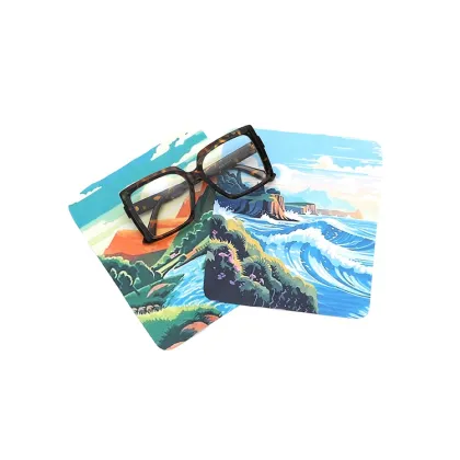 Monet Style Landscape Oil Painting Cleaning Cloth