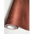 High Soft Alcantara Fabric Brown Car Wrap