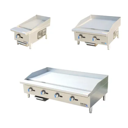 Powerful Large Griddle for Commercial Gas Griddle Steak Hamburgers and Various Foods