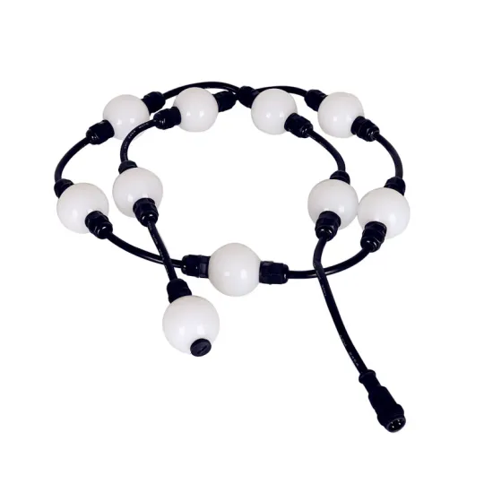 Led Pixel String Light 40mm 3D Ball Curtain