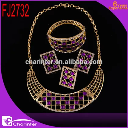 fashionable jewelry gold jewelry fashion jewelry set gold plating jewelry set women jewelry FJ2738