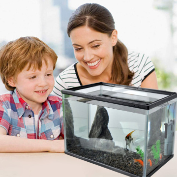 Heto Aquarium Kit Fish Tank with Filter Pump , Fish net included