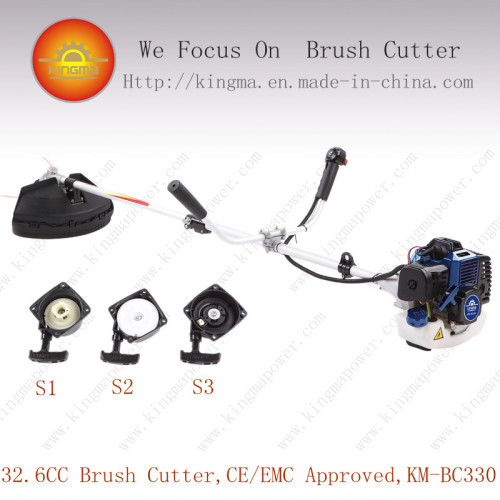 32.6cc Side-Attached Bc330 Brush Cutter with 1e36f Engine