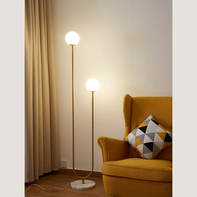 Applicantion Silver Floor Lamp Light