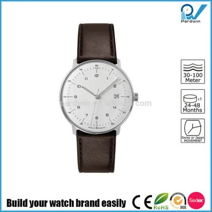 Made in Germany mark stainless steel case milanaise bracelet junghans style designed self winding movement mechanical watch