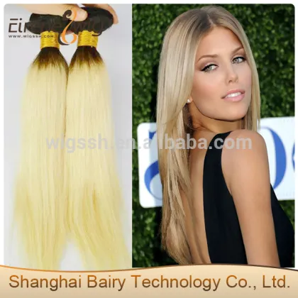 Eirene gorgeous and popular pure raw body wave hair weavon hair wet and wavy ombre colored indian human hair weave