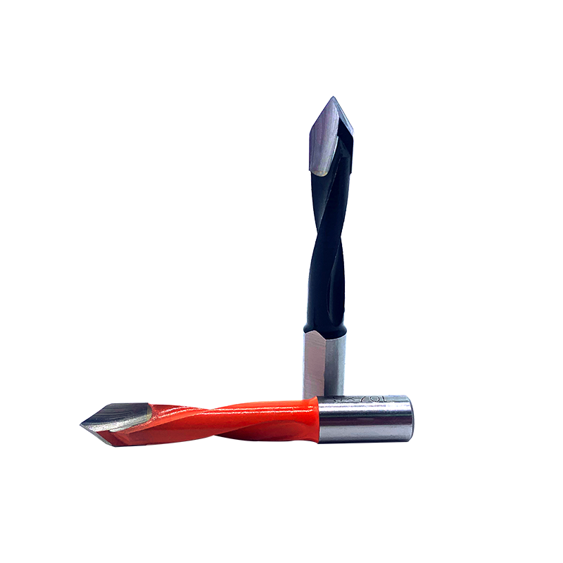High Quality V-Tipped Full Carbide Through Hole Drill Bit for Woodworking Machines
