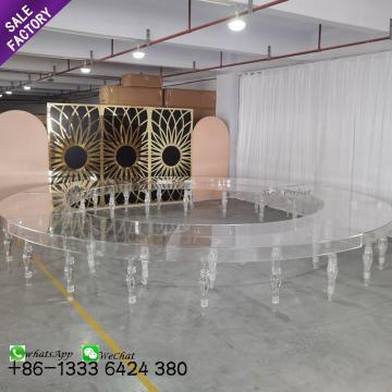 Sino Perfect Wholesale Modern Minimalist Clear Acrylic Table for Events and Weddings