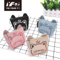 Custom cute cartoon cat PU pencil case