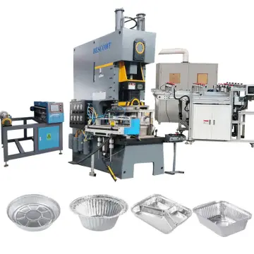 Supplier of Disposable Aluminium Foil Container Making Machines with Pneumatic Punching - Model JH21