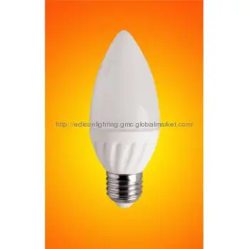LED bulbs ,3.5W Warmwhite,led Candle,Ceramic Holding E27.