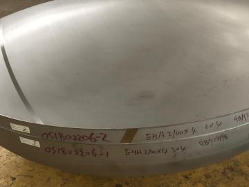 Cold press dished end