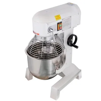 Big Multifunctional Electric Seitan Dough Mixer Uses 2-Shaft Bearing Planet Dough Mixer B20 60lt Mixer with Dough Hooks