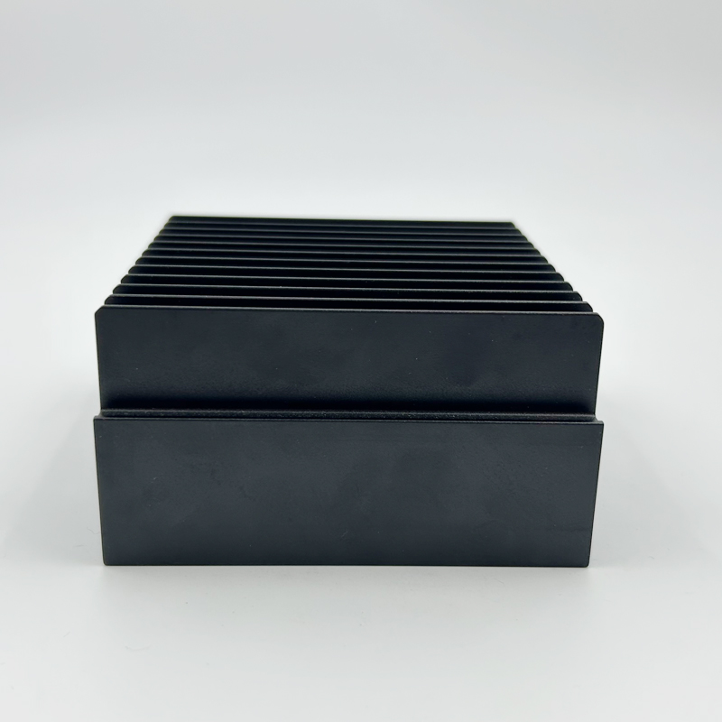 Anodized black Aluminum Extruded Heat Sink Material