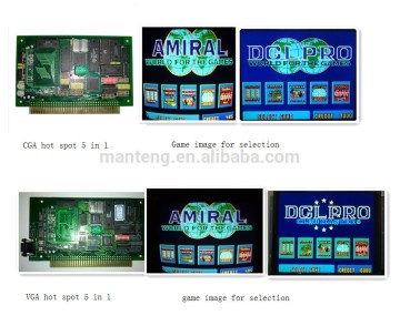 New Arrival Hot spot amiral 5 in1 casino slot game pcb Board