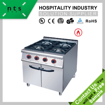 stainless steel 304 gas burner with cabinet