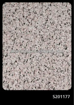 Stone paint surface ACP, ACM stone paint aluminum skin, stone paint surface aluminum composite panel