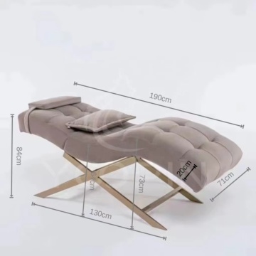 Yoopin verstelbaar bed schoonheid salon hydraulische wimperrecer massagestoel