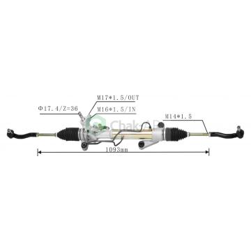 RHD高品質の油圧ステアリングラックとピニオントヨタカローラNZE12* 2001