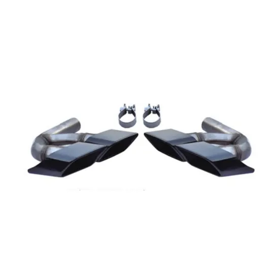 SQ7 Style Stainless Steel Rear Bumper Tail Pipe for AUDI Q7 2.0T 2016-2019