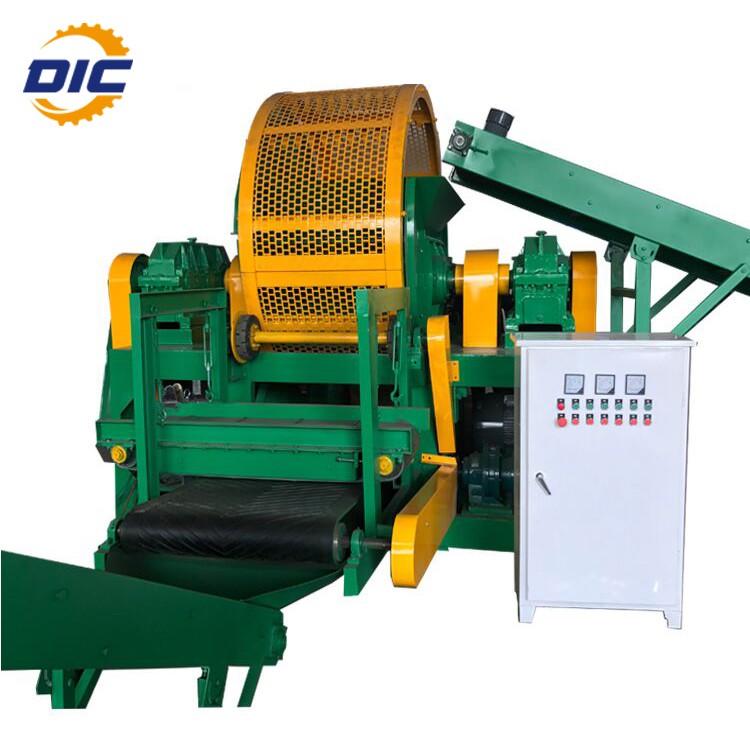 Waste Steel Radial Tire Recycling Shredder Machine