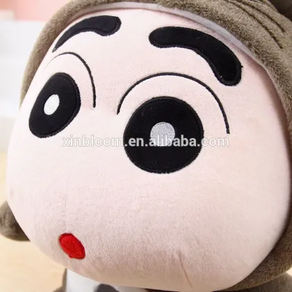 new style big size cartoon style 35 45 55 85 cm brown crayon shin-chan plush doll toy