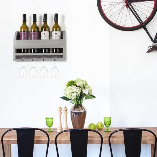 Wall Mounted Wooden Wine Rack Rustic Wall Mounted Wooden Wine Rack Manufactory