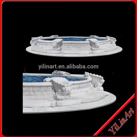 High Quality White Marble Stone Water Fountain Pool