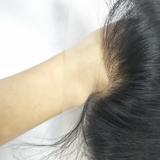 Factory Price Transparent HD Lace Frontal Pre-plucked Human Hair