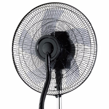 GS, CE, CB Certified Misting Fan dengan PP Fan Blade, Fastener, dan Diamond Mesh No Net Ring