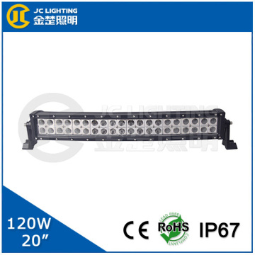 bridgelux 120w car accessory curved light bar adjustable mounting bracket for boat, bus, train, ship, wheelchair, forklift, tank