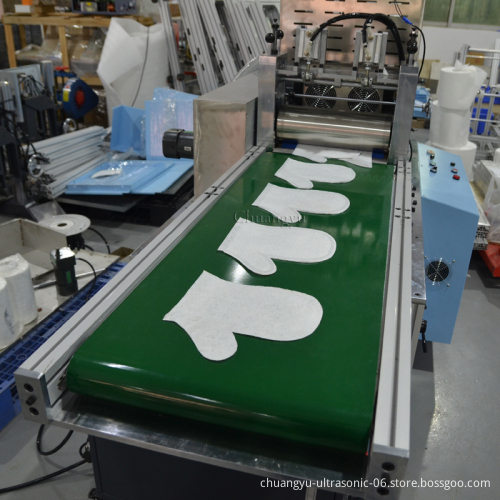 Automatic Organic Cotton Spunlace Body Scrub Glove Manufacturing Machine