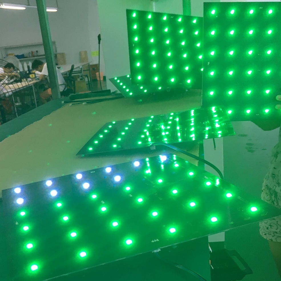 Musiqi İnteraktiv RGB LED panel video divar