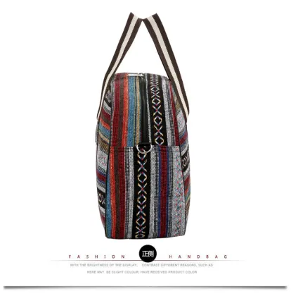 Large capacity multi-purpose canvas handbag